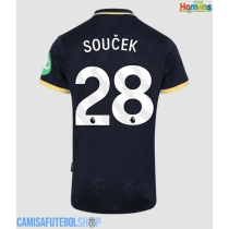 Camisa de time de futebol West Ham United Tomas Soucek #28 Replicas 3º Equipamento 2025-26 Manga Curta